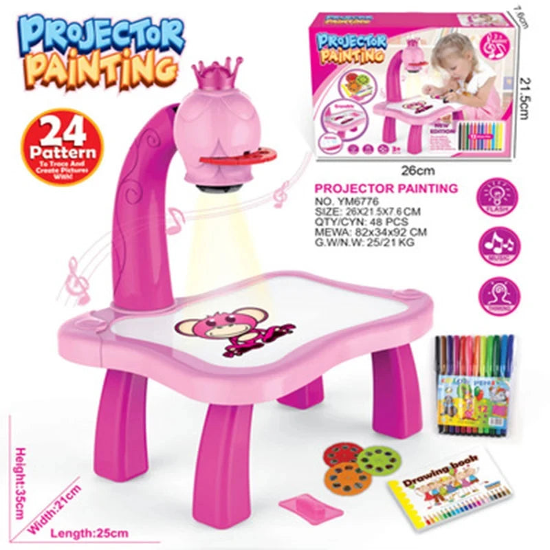 Mesa de Dibujo Proyector Infantil