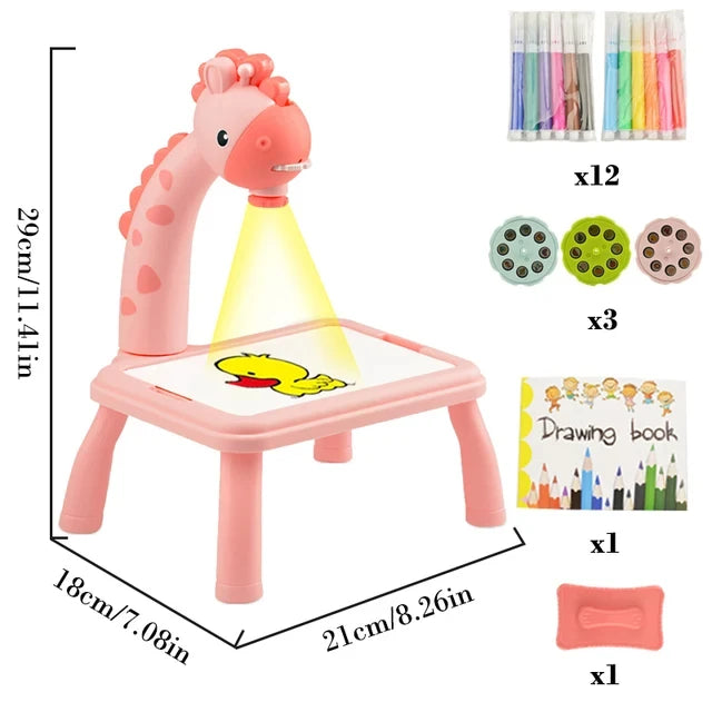 Mesa de Dibujo Proyector Infantil